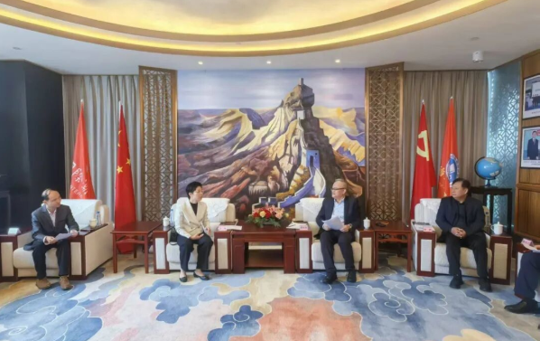 海南昌江县委统战部副部长王丹一行到访省侨商会、省潮促会调研交流